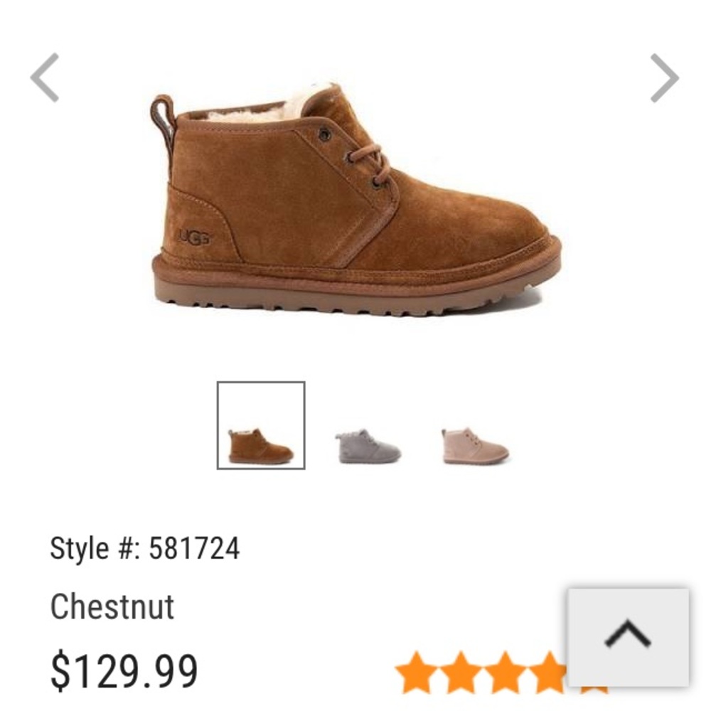 Chestnut Ugg Short Boot